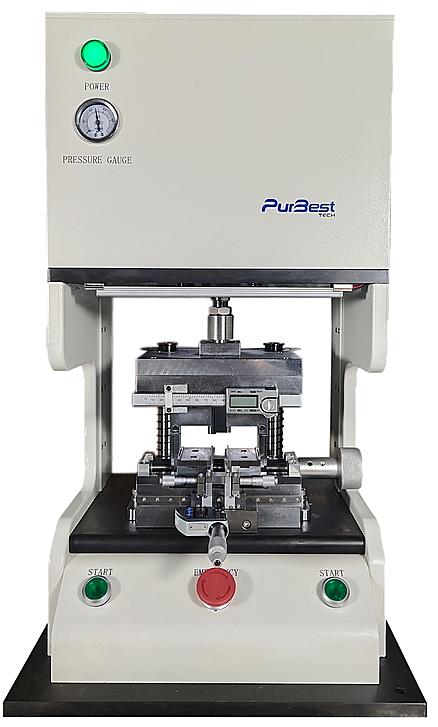 Lead cutting machine for lead cutting before forming - PCL
