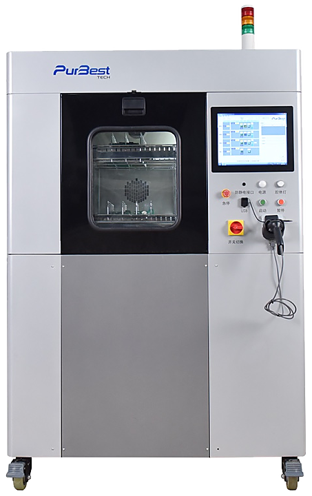 Automatic PCBA cleaning machine with linear triangle spray for high-volume batch cleaning – Hydro-clean LTS