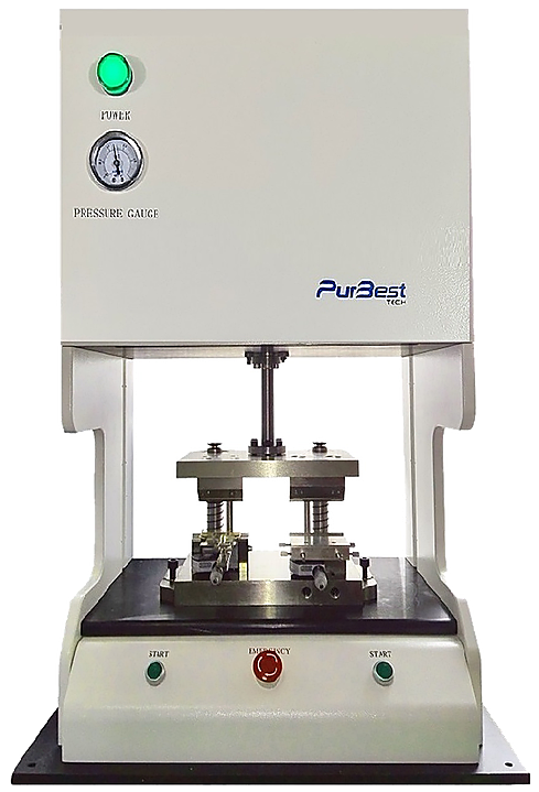 Pneumatic one-side forming system for flat packaged devices and lead frame removal - PFL-1FPneumatic One-side Forming System - PFL-1F | Purbest