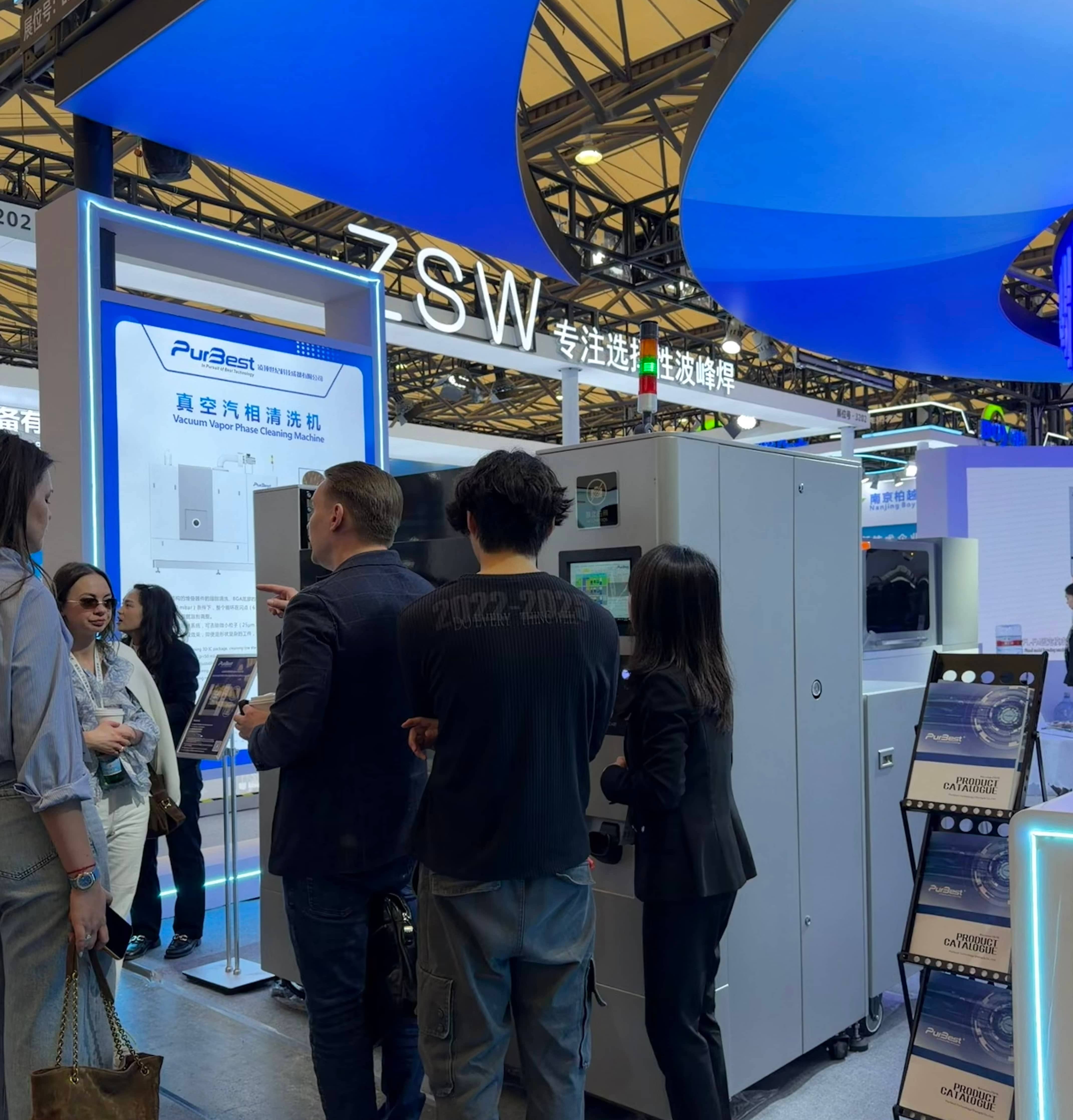 Purbest showcased upgraded cleaning, lead forming and wire bonding equipment at Productronica China 2026 in Shanghai.